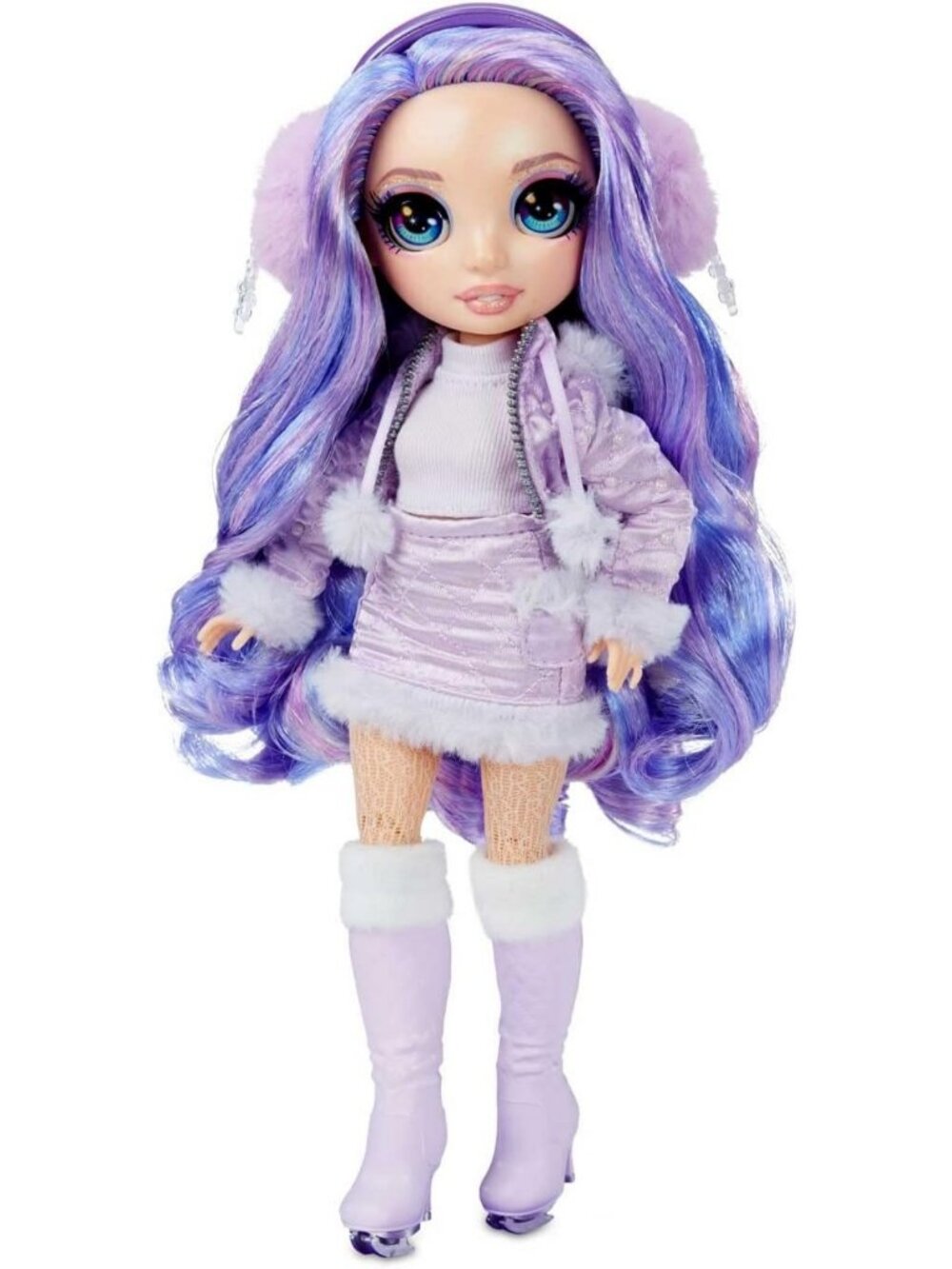Violet Willow Purple Fashion Doll with 2 Outfits & Snow Gear - Collectible Gift